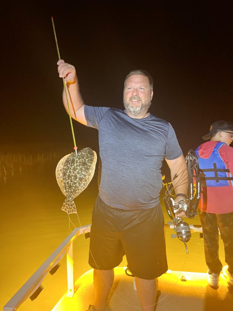 Photo gallery Atta Buoy Bow Fishing and Flounder Gigging Charters