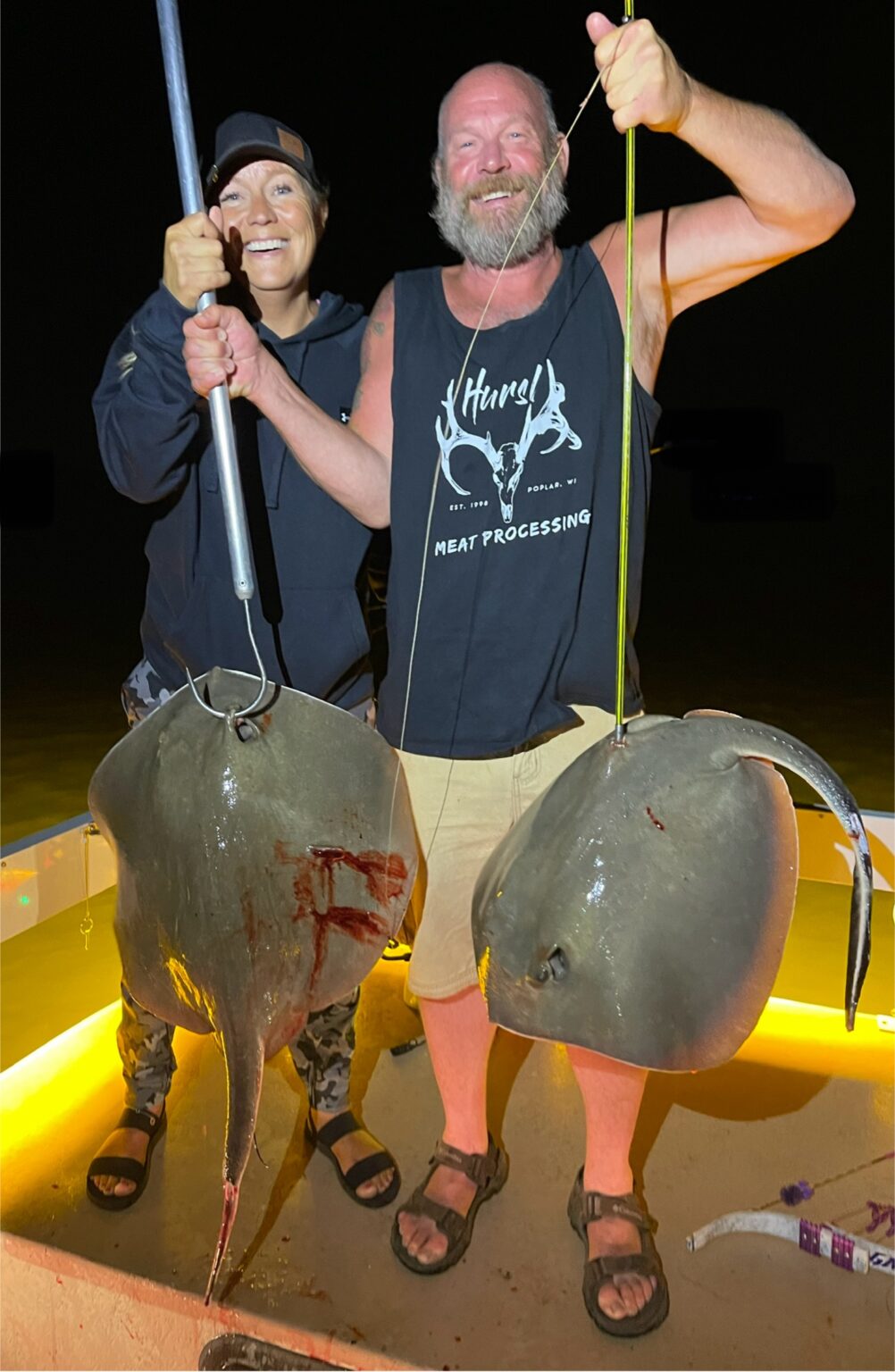 Photo gallery Atta Buoy Bow Fishing and Flounder Gigging Charters